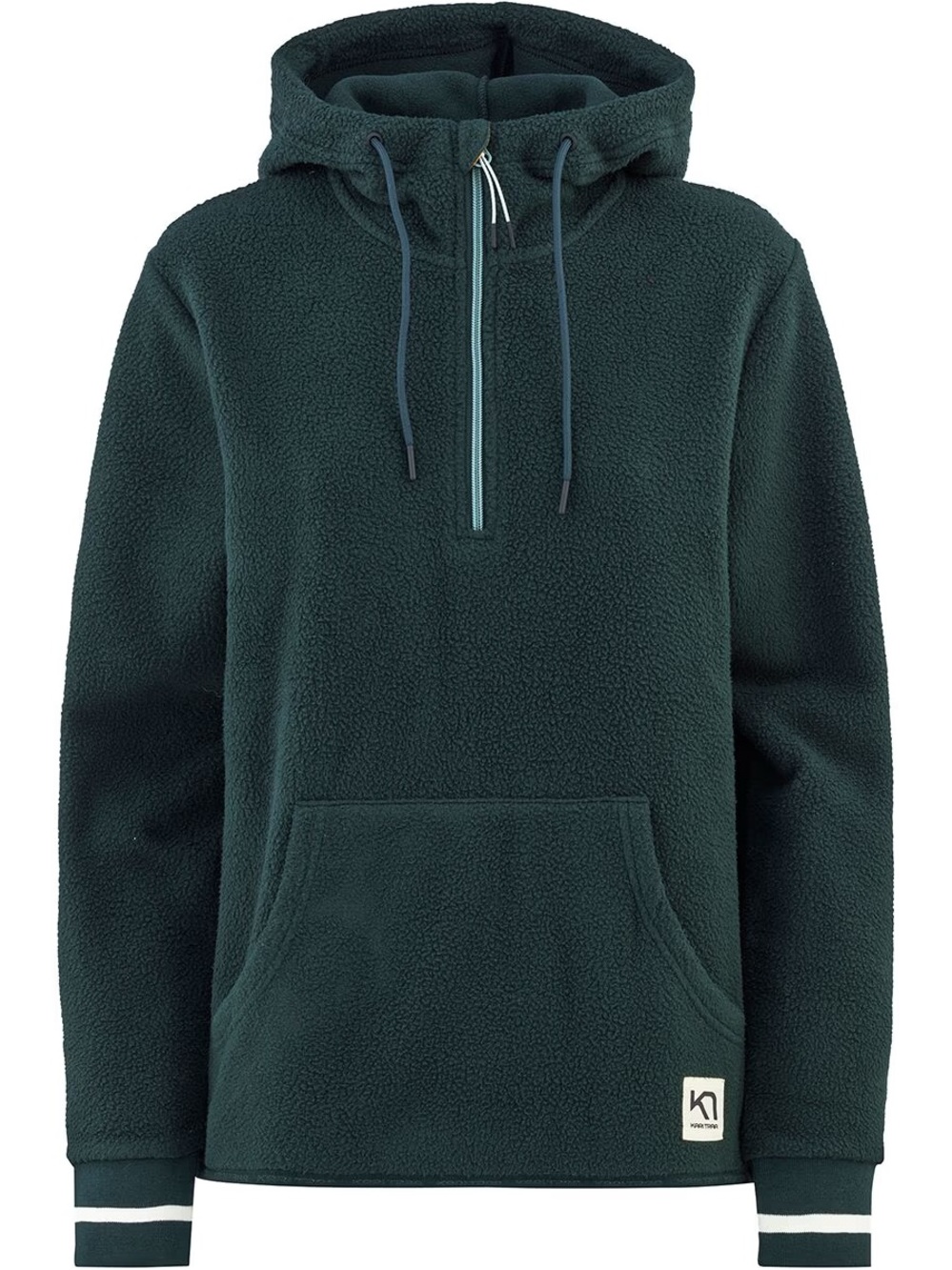 Kari Traa Women’s Green Half -Zip Hoodie